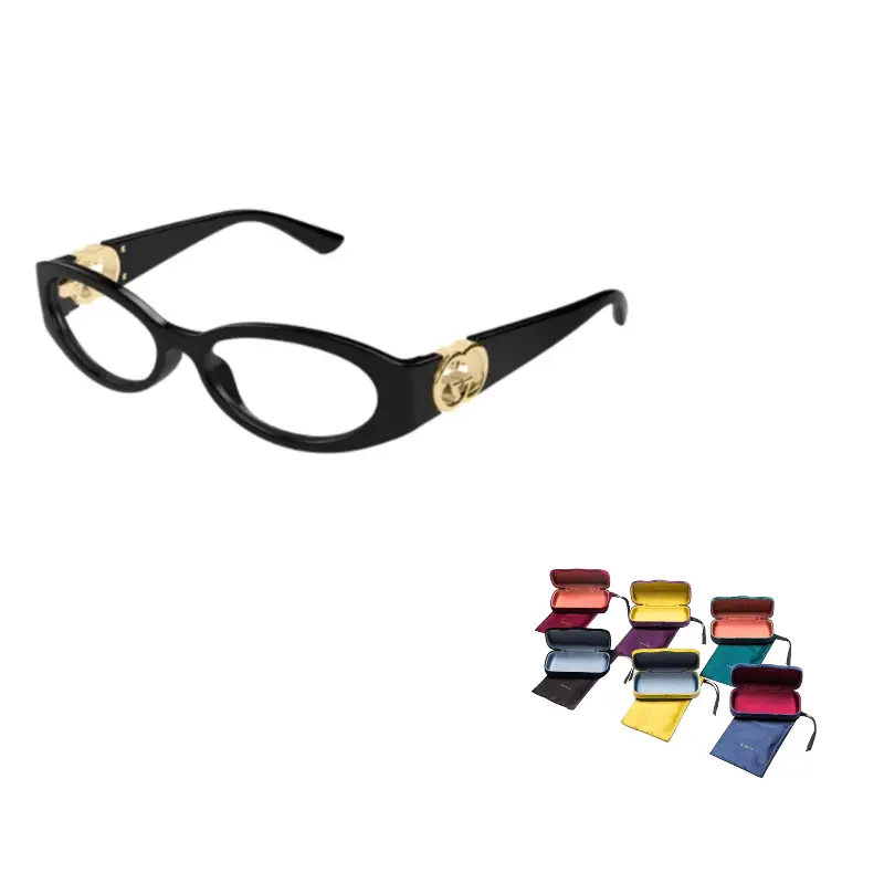 

GUCCI Очки с овальной оправой, Black