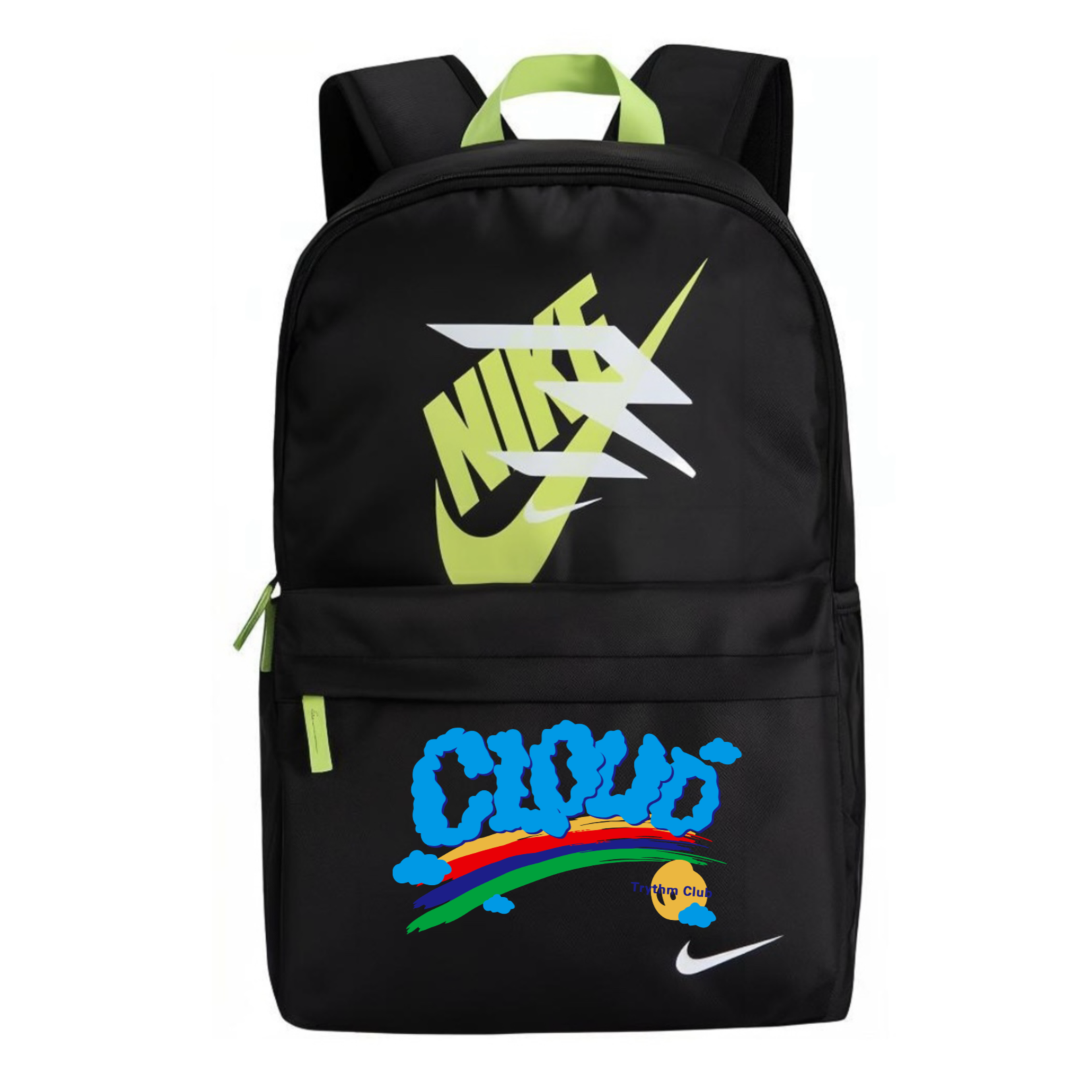 

Nike Полиэстеровый рюкзак унисекс черный, CLOUD