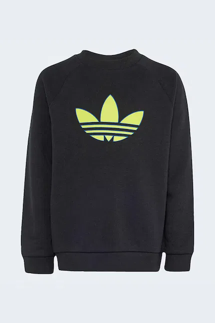Костюм детский из трикотажа Adidas Originals, черный — фото 3