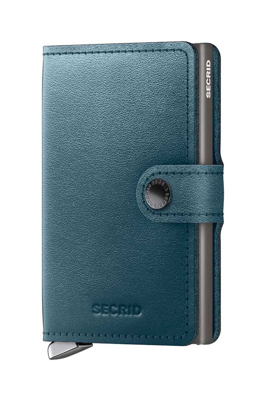

Кожаный кошелек Secrid, бирюзовый
