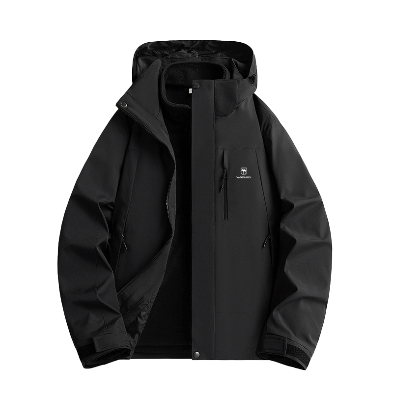 

Ветровка термо Waterproof, Windproof, Abrasion Resistant унисекс VanCamel, черный