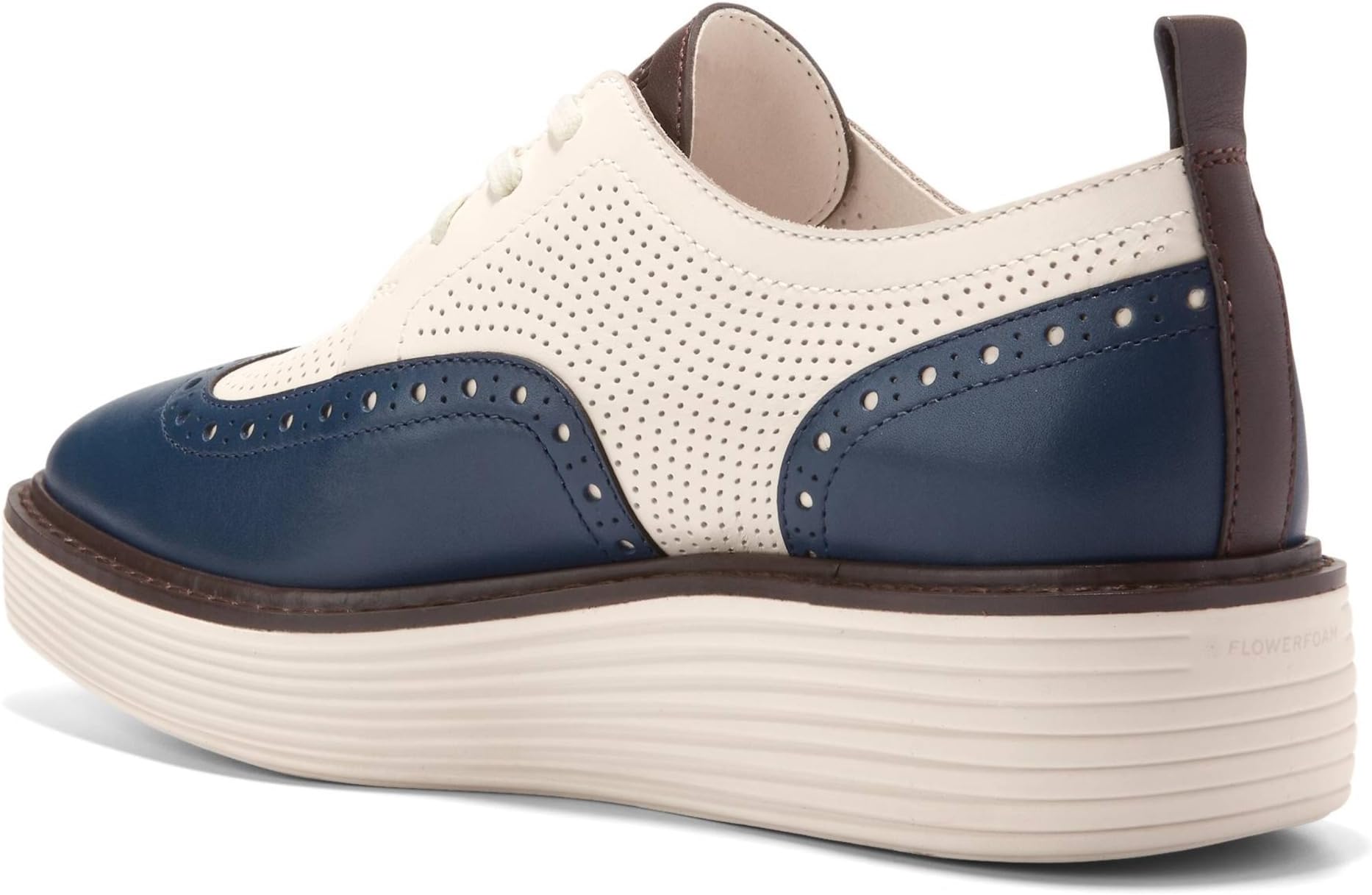 Оксфорды Cole Haan Originalgrand Platform Wing Tip Oxford, цвет Blue Wing Teal/Ivory — фото 4