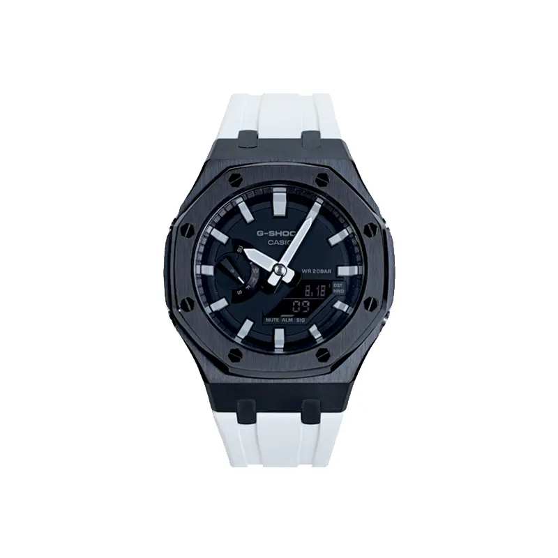 

Ретрофолк серия кварцевый механизм ремешок из резины часы мужские черный циферблат CASIO