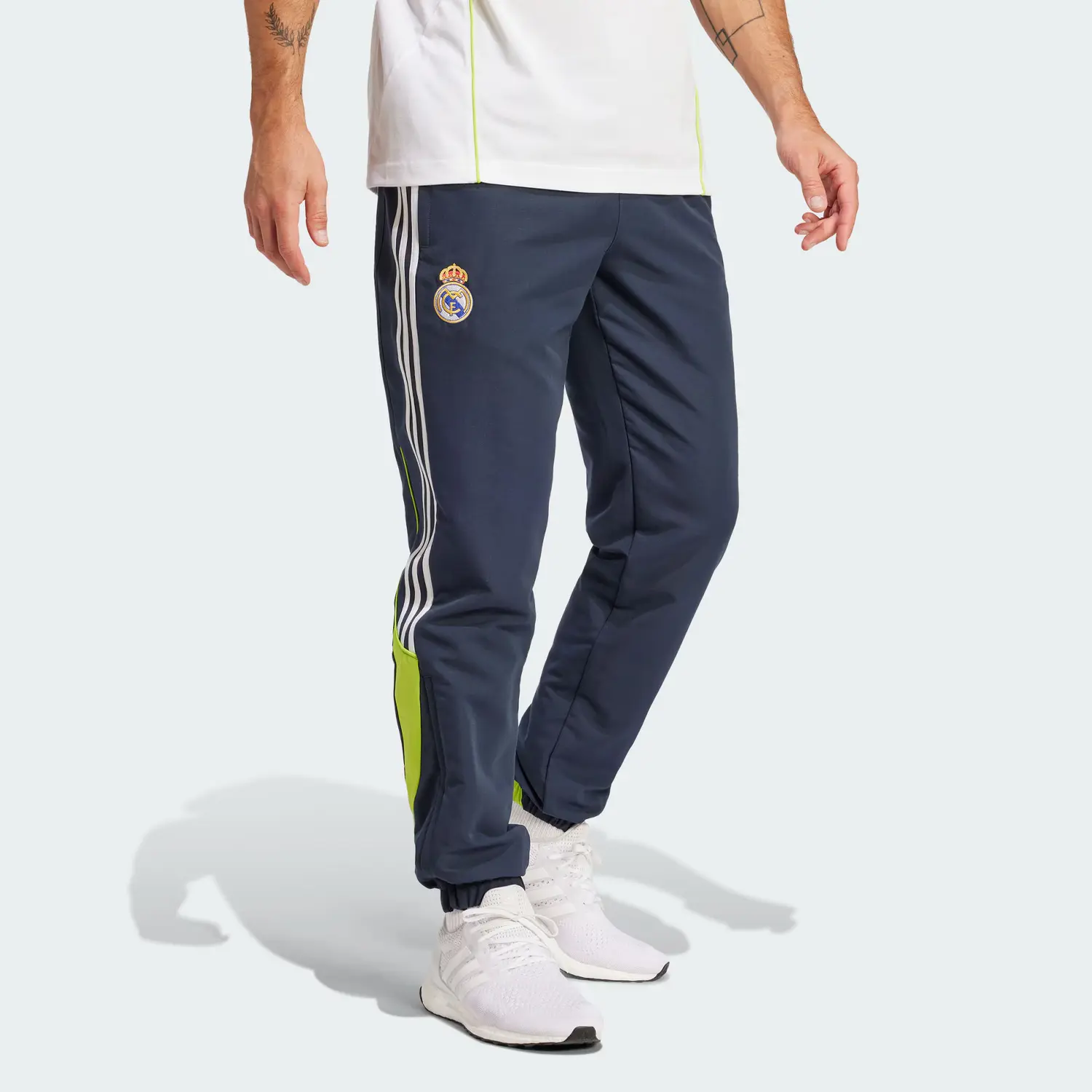 С AdiClub Real Madrid Ubp спортивные брюки Adidas, темно-синий — фото 4