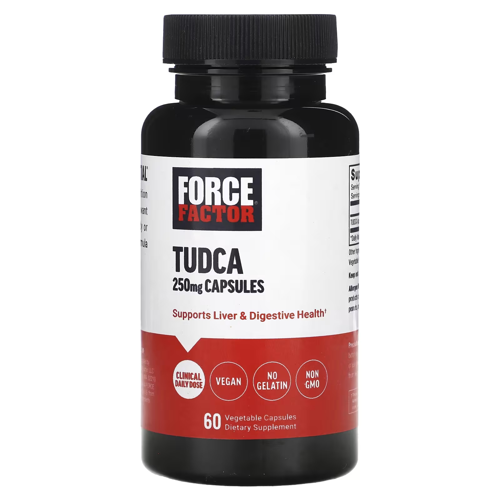 

Force Factor Tudca 250 мг 60 растительных капсул