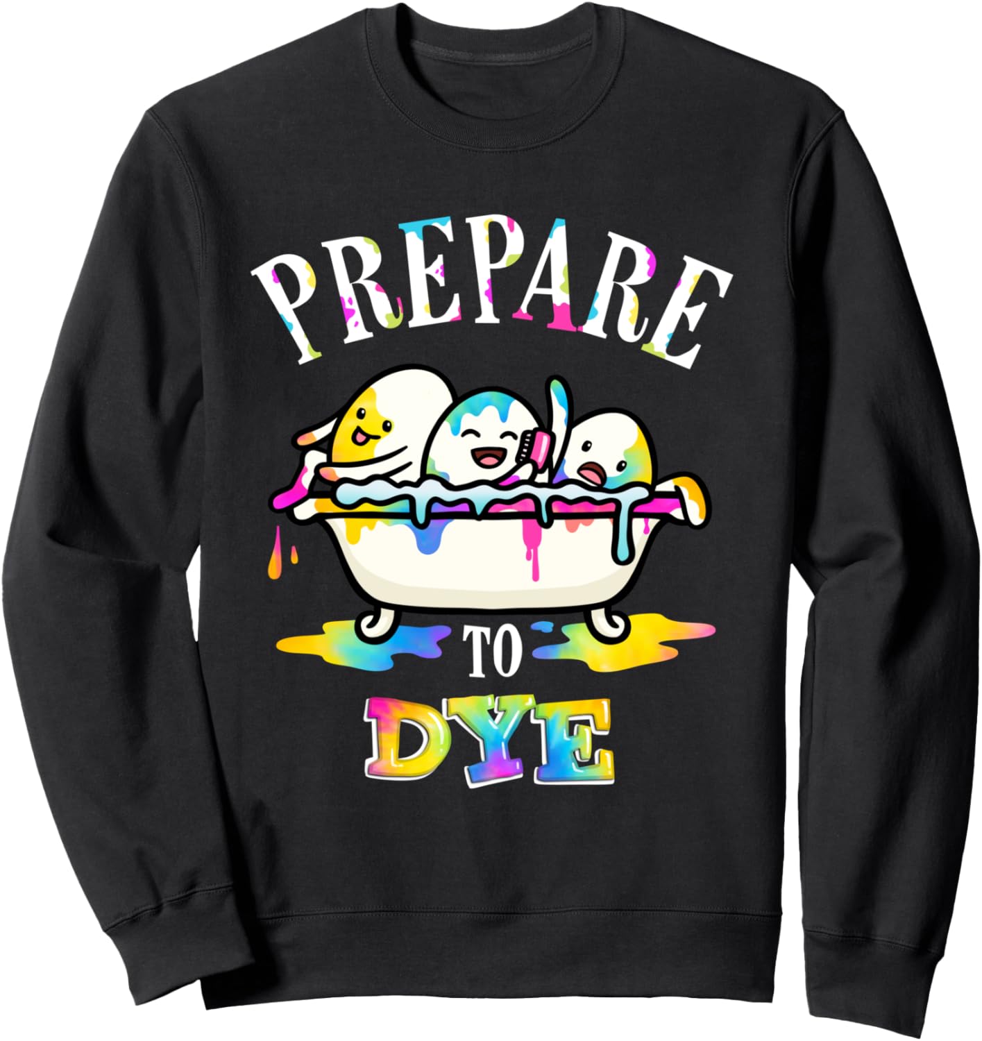 

Забавная пасхальная игра слов. Охота за яйцами с подготовкой к окрашиванию. Для мужчин, женщин и детей. Толстовка Happy Easter Outfits, черный