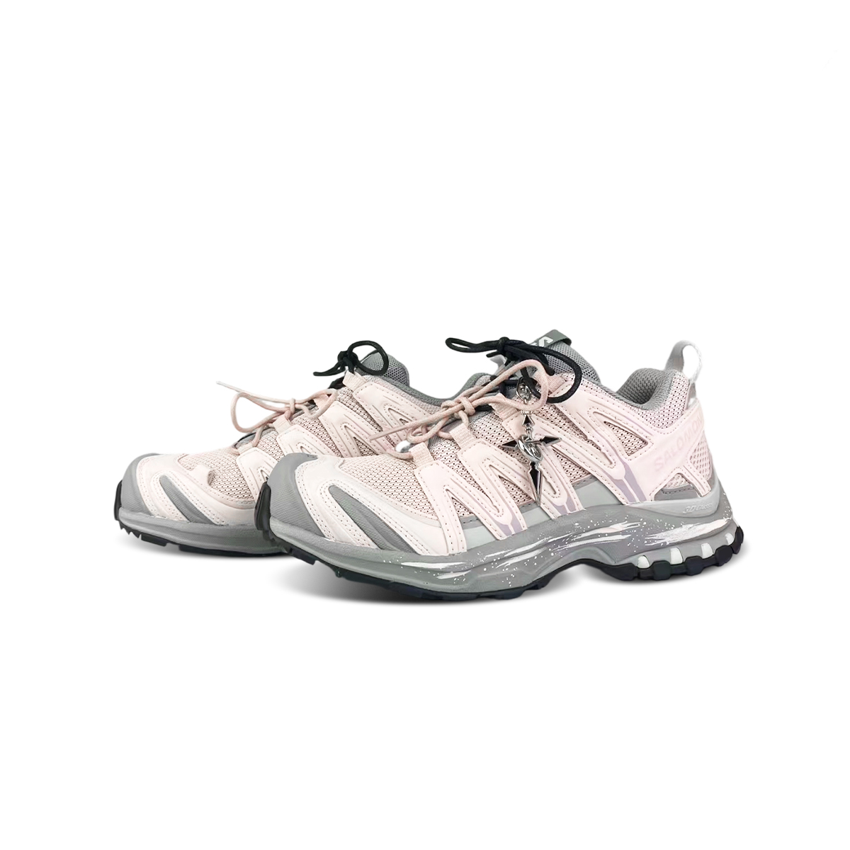 SALOMON Кроссовки для бега по пересеченной местности и тренировок XA PRO 3D Cushioning Support Low top Unisex Pink Gray — фото 4