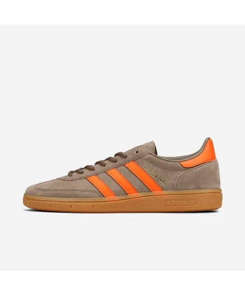 Унисекс кроссовки из натуральной кожи adidas Originals HANDBALL SPEZIAL коричневые — фото 4