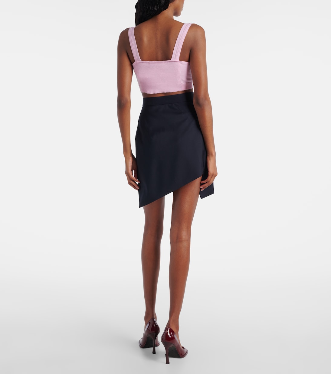 Бюстье из хлопка и кашемира Bea Vivienne Westwood, Aw25-Pink — фото 3