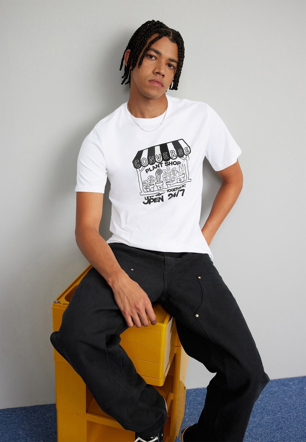 

Брюки Double Knee Pant Carhartt WIP, цвет black aged canvas