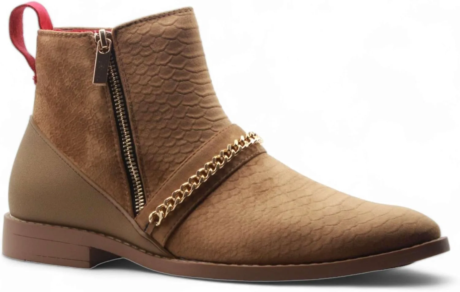 

Мужские ботинки Jazamé B-2963 Chuck из нубука и замши, с эластичной вставкой, округлый носок, стиль Челси