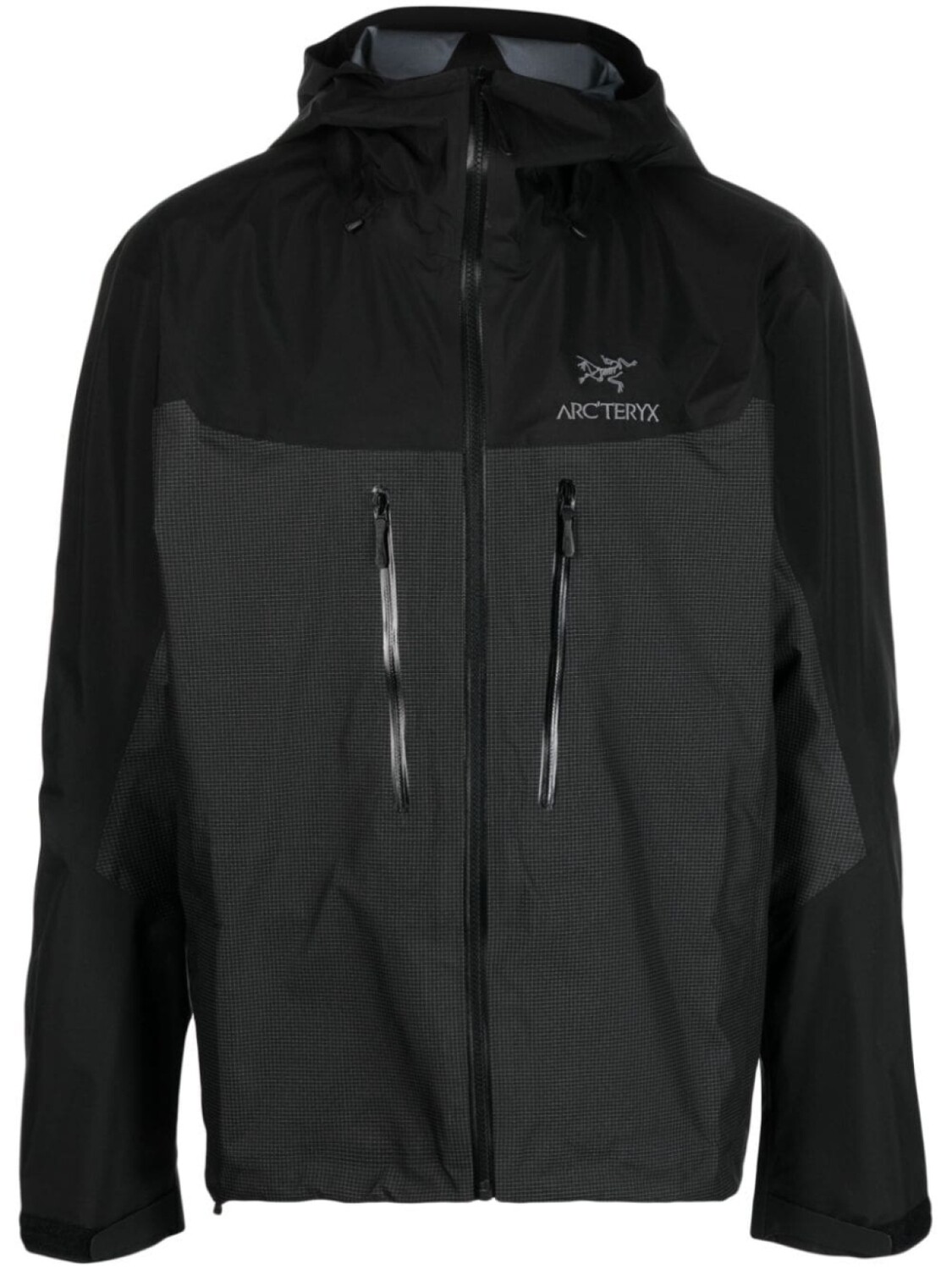 

Arc'teryx куртка Alpha с капюшоном и вышитым логотипом, черный