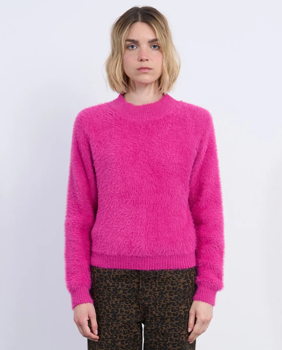 

Женский джемпер с длинным рукавом из трикотажа Lili Sidonio, розовый