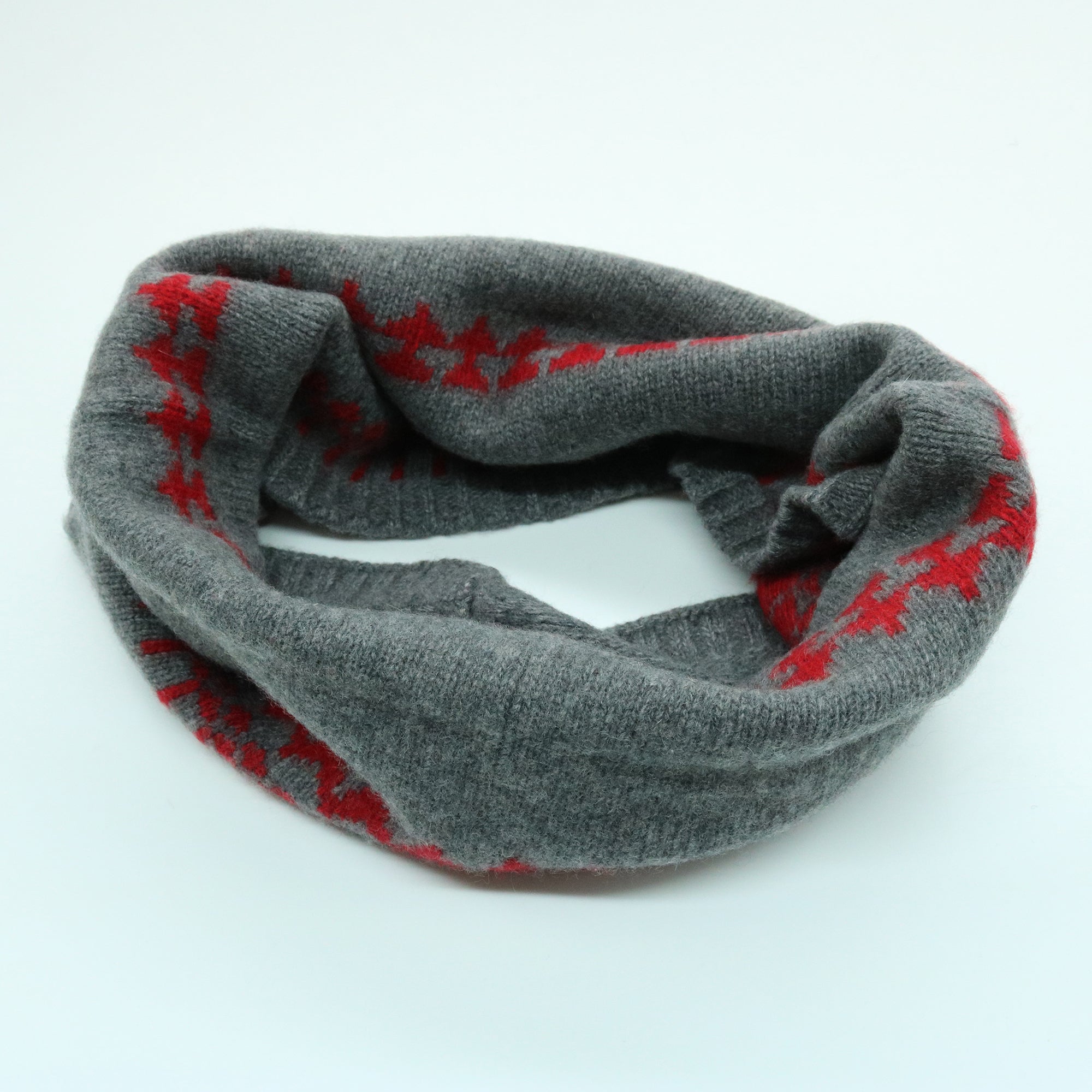 

Кашемировый шарф в скандинавском стиле Portolano, цвет medium grey combo