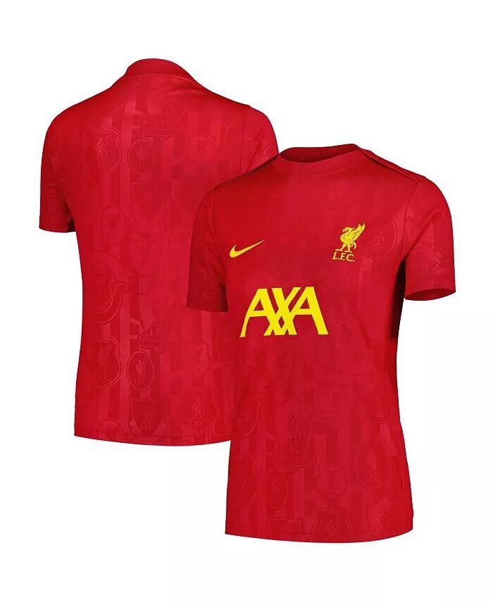 

Женская красная футболка Liverpool 2024/25 Academy Pro Pre-Match Nike