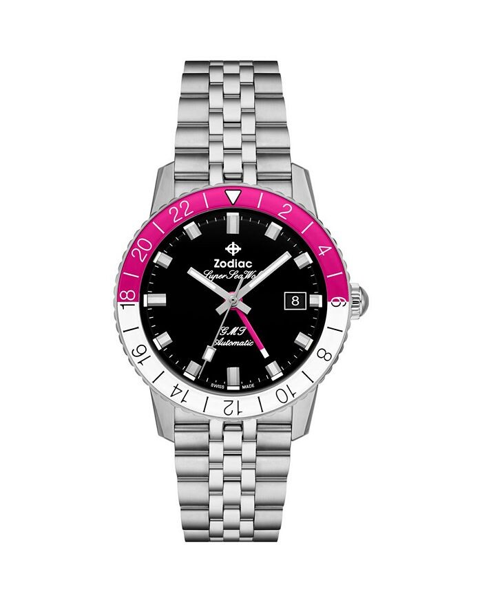 

Часы Zodiac Super Sea Wolf, 37 мм, черный