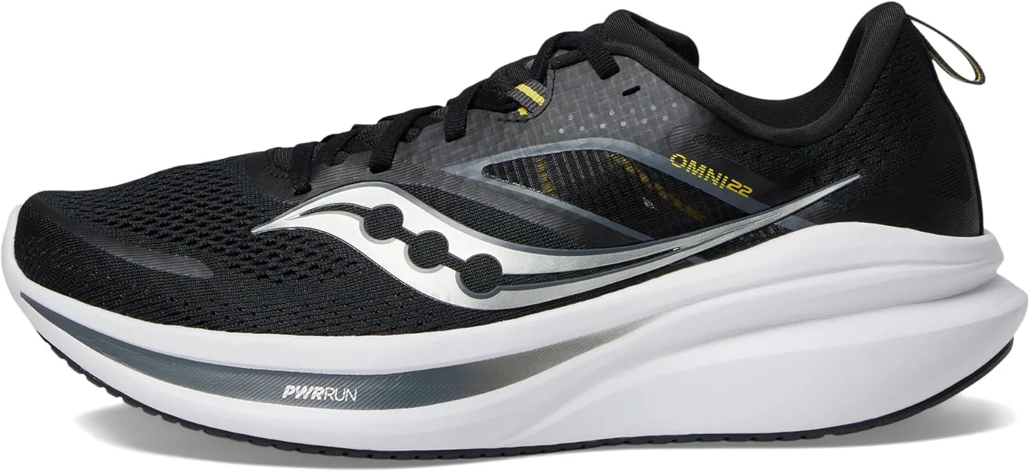 Мужские кроссовки Saucony Omni 22, белый/черный — фото 4