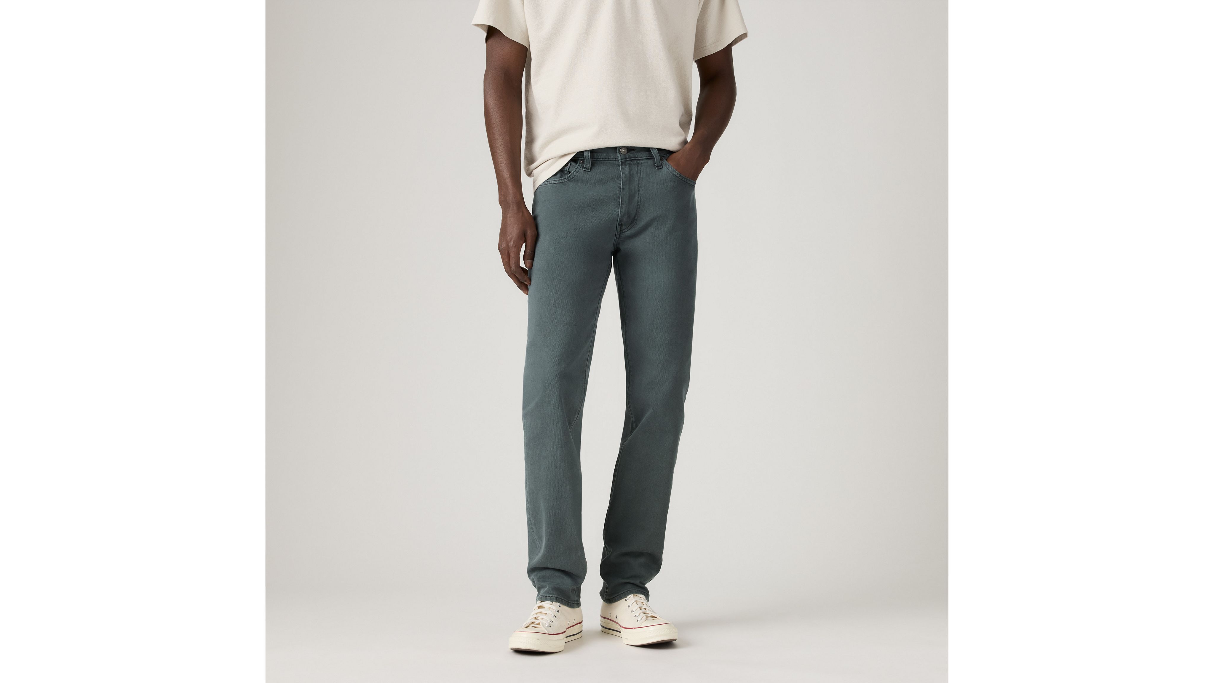 511 Slim Fit Authentic Soft Мужские джинсы Levi's, Blue Shale Garment Dye - Blue — фото 2