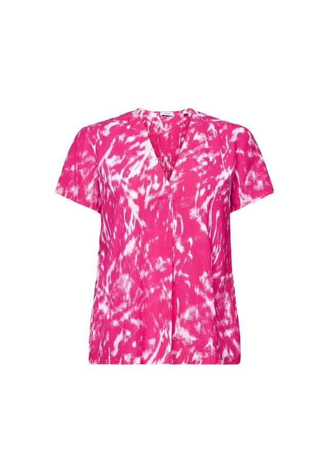 

Блузка с короткими рукавами Esprit, красный