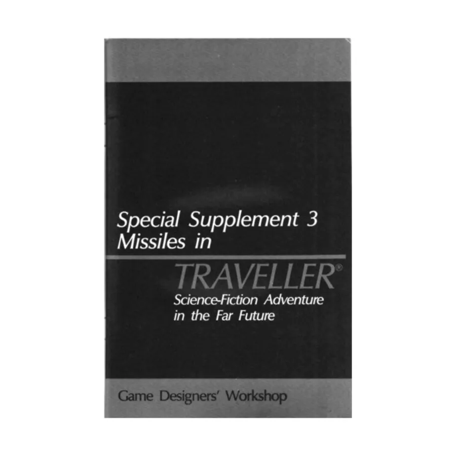 

Special Supplement #3 - Missiles in Traveller, Traveller - Supplements (GDW), мягкая обложка