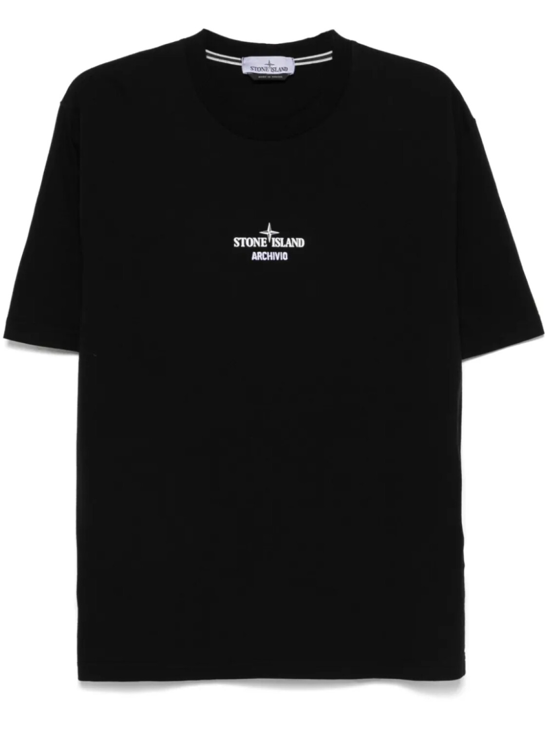 

Футболка Stone Island из органического хлопка, черный