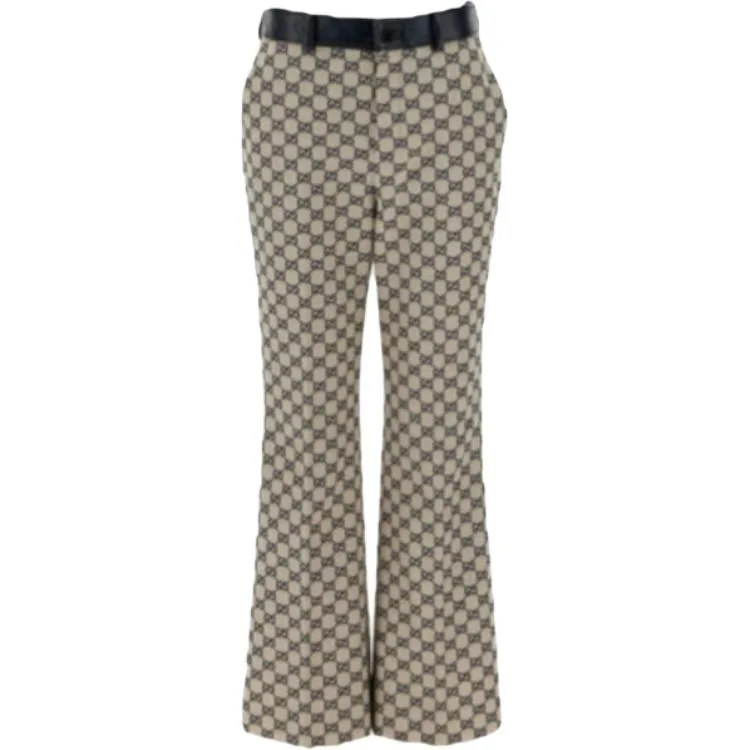 Брюки GUCCI SS25 Casual, льняные, женские
