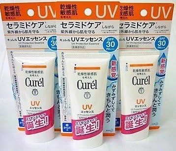 Набор солнцезащитных средств Curel UV Essence, 3 шт по 50 мл, SPF30 PA++