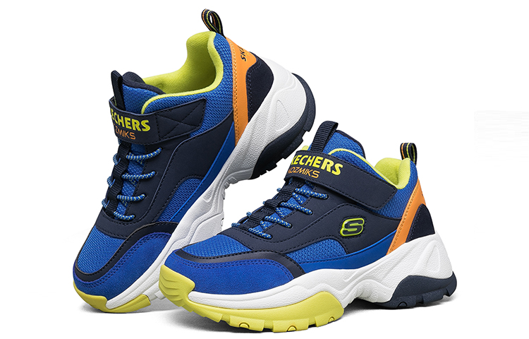 Детские повседневные кроссовки Skechers, синие — фото 4
