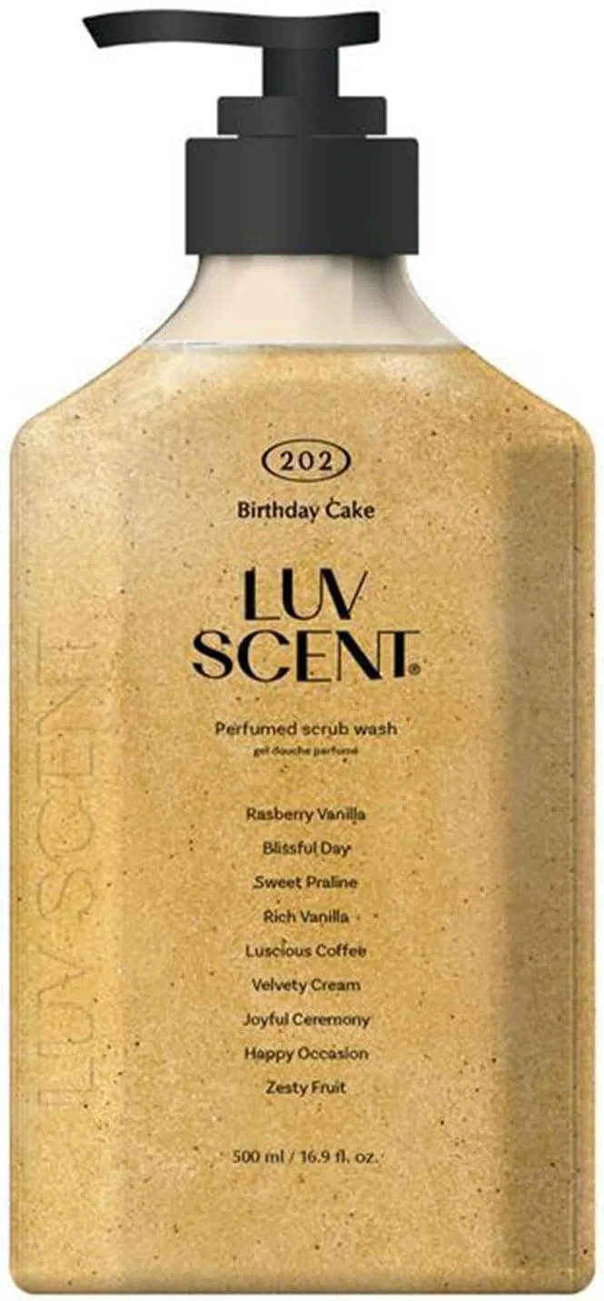 Скраб для тела LUV SCENT Birthday Cake Raspberry Vanilla 500ml