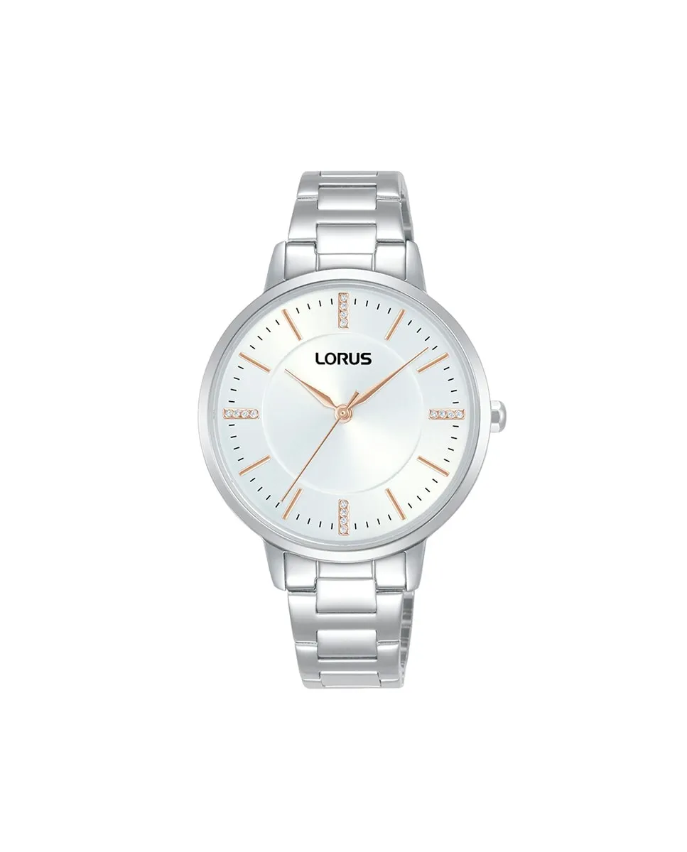

Женские часы Woman RG249WX9 из стали с серебряным ремешком Lorus, серебряный
