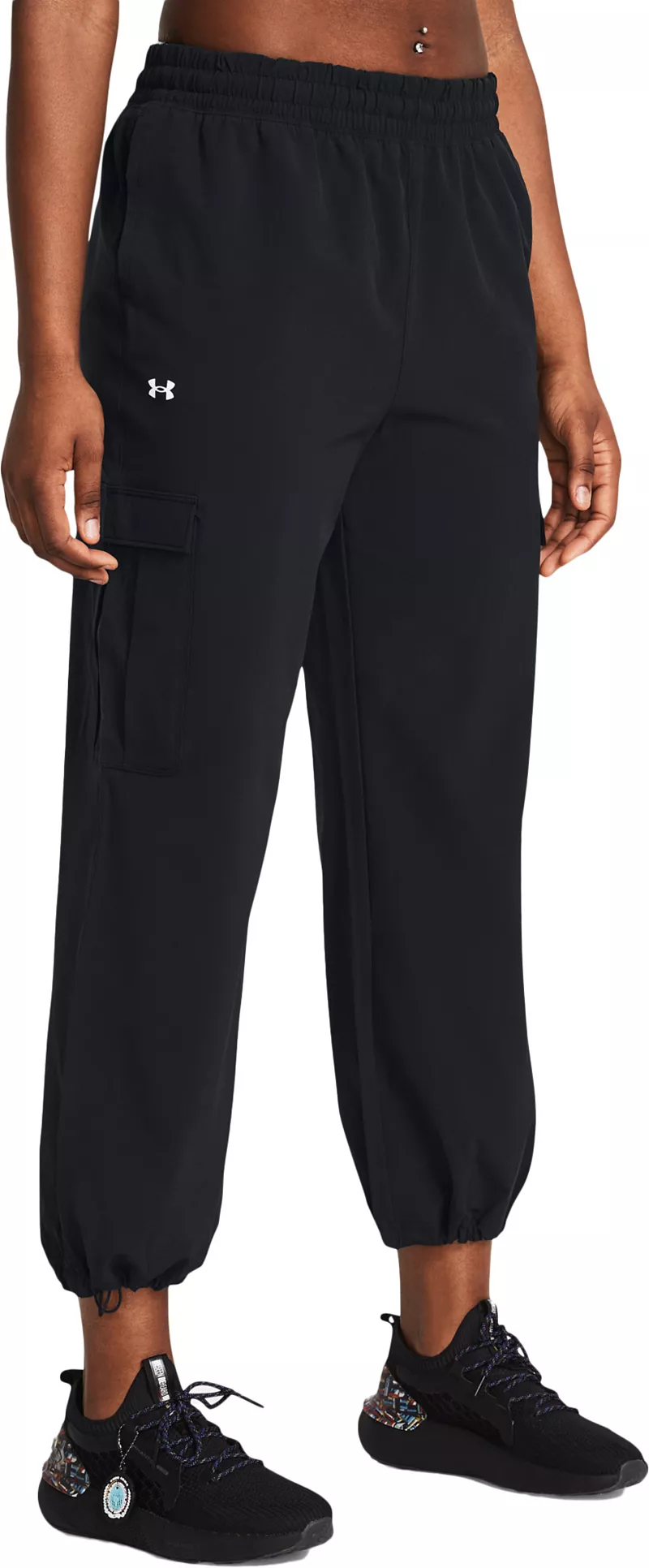 

Женские тканые брюки-карго Under Armour Rival, черный
