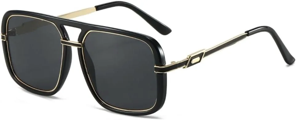 

Солнцезащитные очки в стиле стимпанк, винтажные ретро-очки из металла, мужские и женские, для пляжа и путешествий, защита от УФ-излучения UV400 HDUBFY, C1