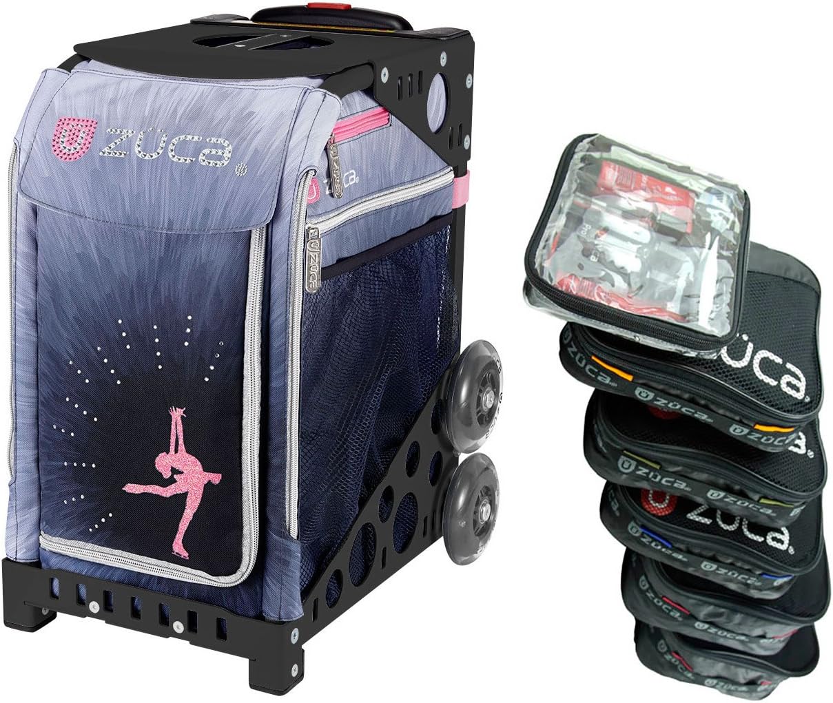 

Спортивная сумка-вкладыш ZUCA Ice Dreamz Lux с черной рамкой и специальным набором из 5 упаковочных мешочков + косметичка, Black, Черный, Спортивная сумка-вкладыш ZUCA Ice Dreamz Lux с черной рамкой и специальным набором из 5 упаковочных мешочков + космет