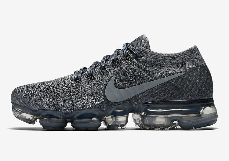 Кроссовки NikeLab Wmns Air VaporMax 'Cool Grey', серый — фото 3