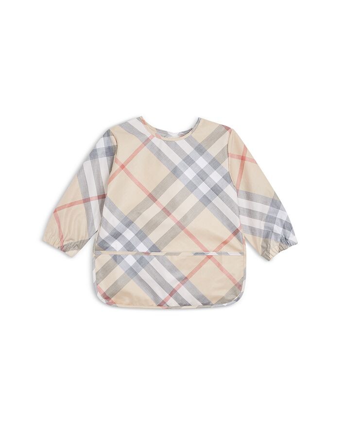 

Хлопковый нагрудник унисекс Burberry в клетку Shay, коричневый/бежевый