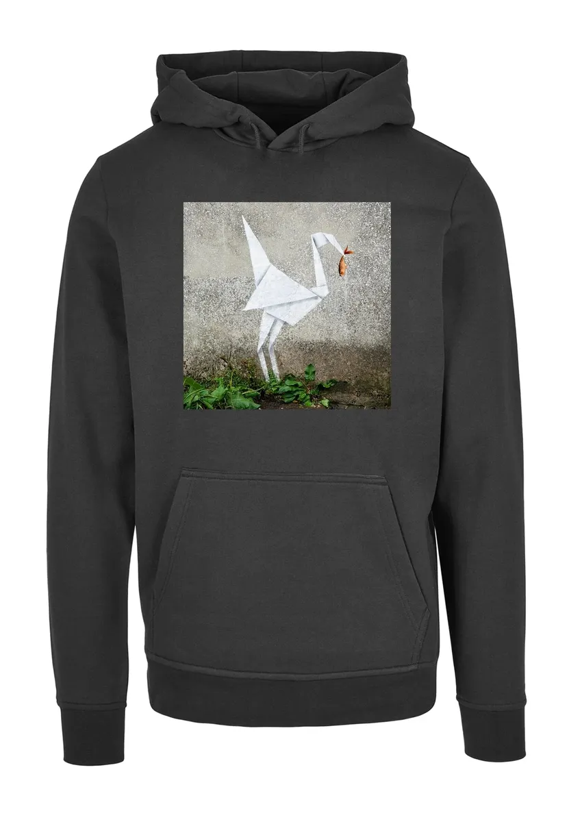 

Толстовка с капюшоном Merchcode " Merchcode Men's Origami Bird Hoody", черный