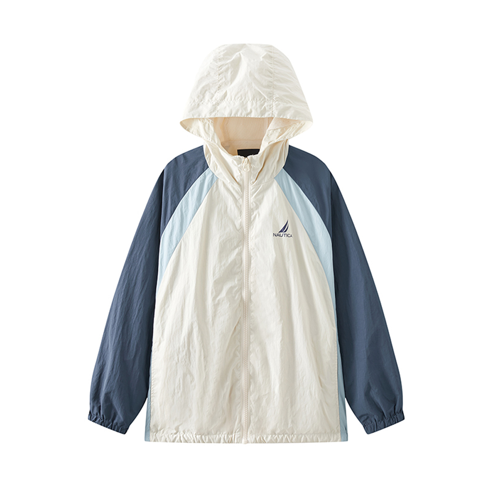 

Детская куртка с капюшоном, тонкие NAUTICA, хаки/синий