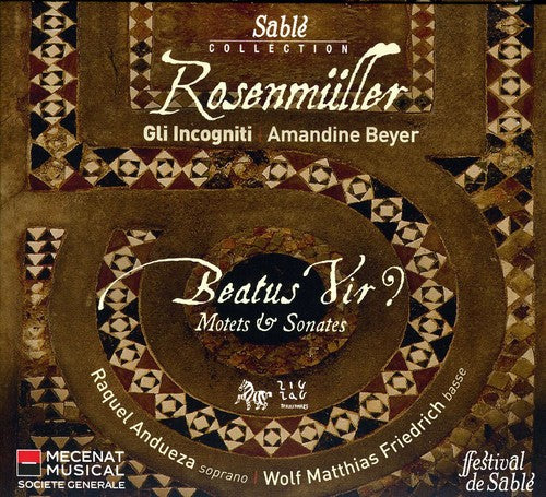 

CD диск Rosenmuller / Andueza / Friedrich / Incogniti: Beautus Vir