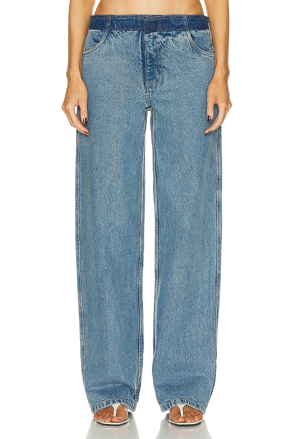 

Джинсы прямого кроя Deconstruct Christopher Esber, Indigo