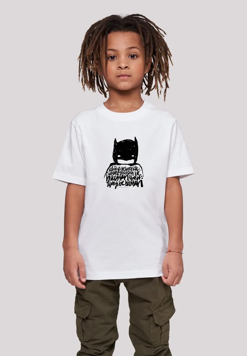 

Футболка F4NT4STIC "DC Comics Batman Always Be Yourself", принт, белый