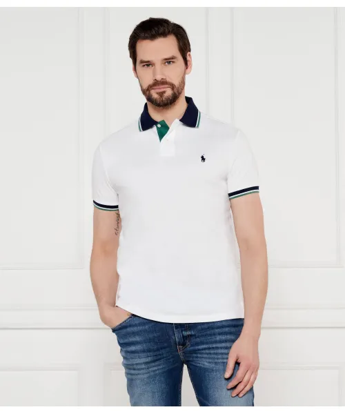 

Футболка поло Slim fit Polo Ralph Lauren, белый