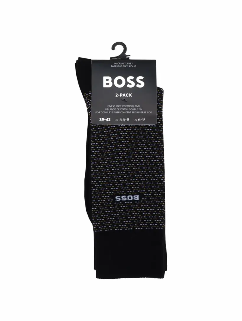 

Набор из двух пар носков BOSS, черный