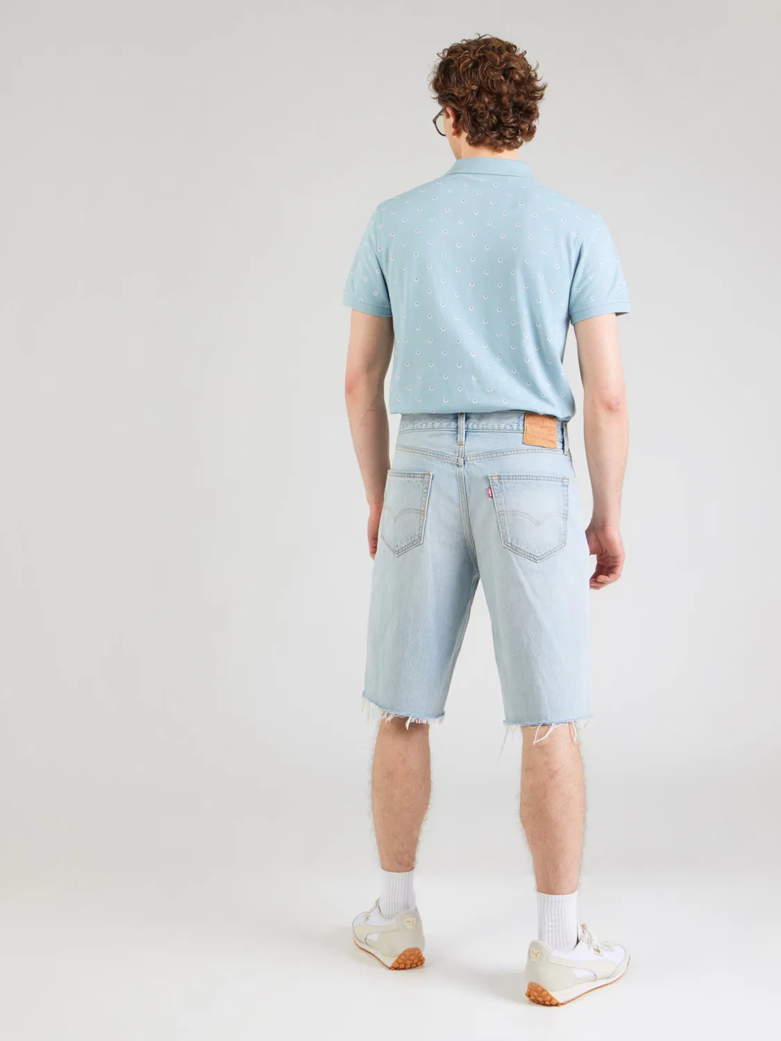 Джинсы свободного кроя '469 Свободные шорты' Levi'S , Light Blue — фото 4