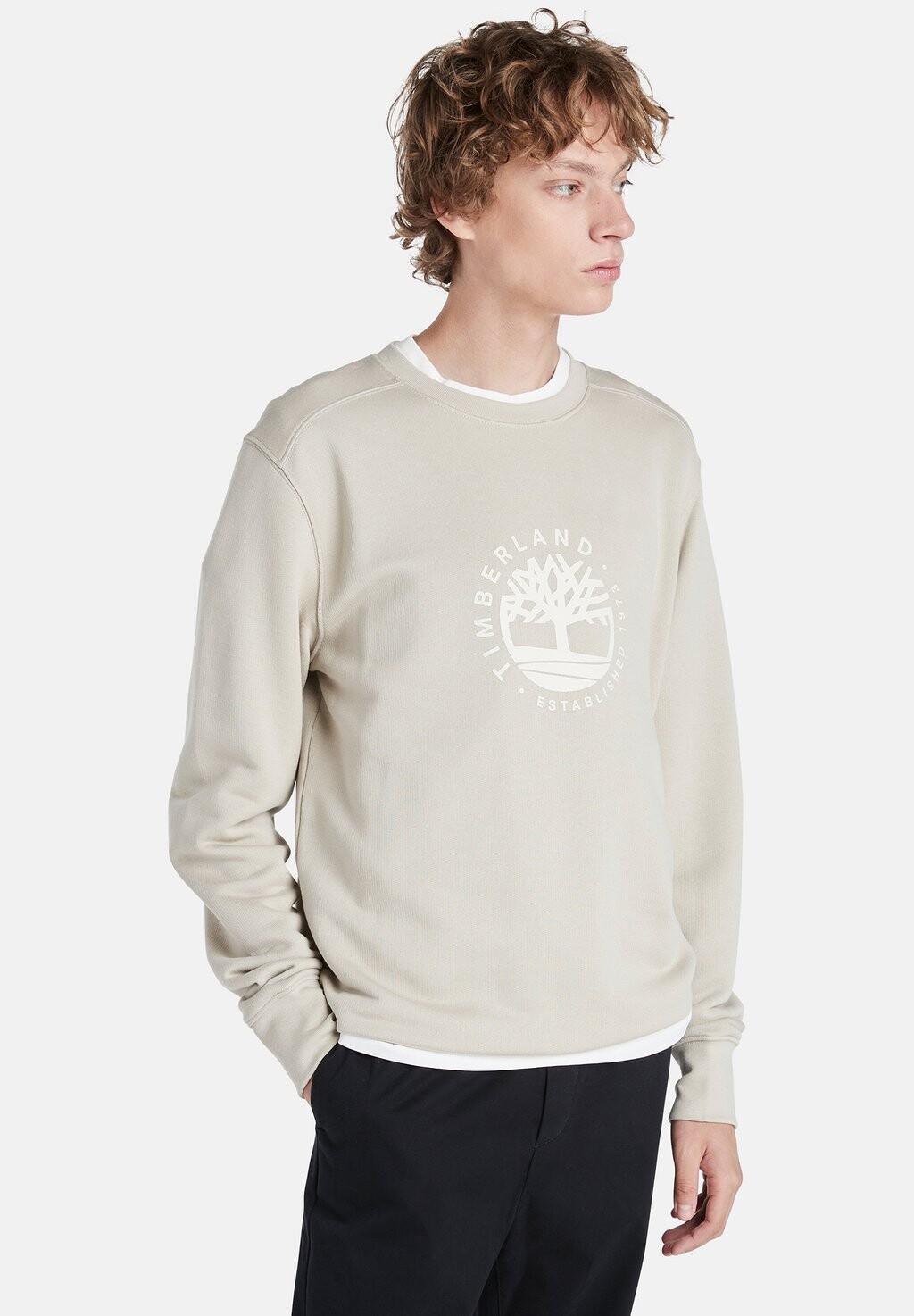 

Толстовка Refibra Crew Timberland, цвет island fossil