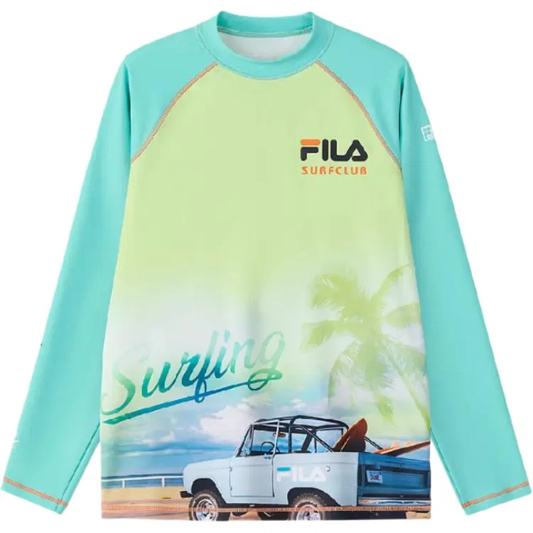 Купальник FILA KIDS зеленый