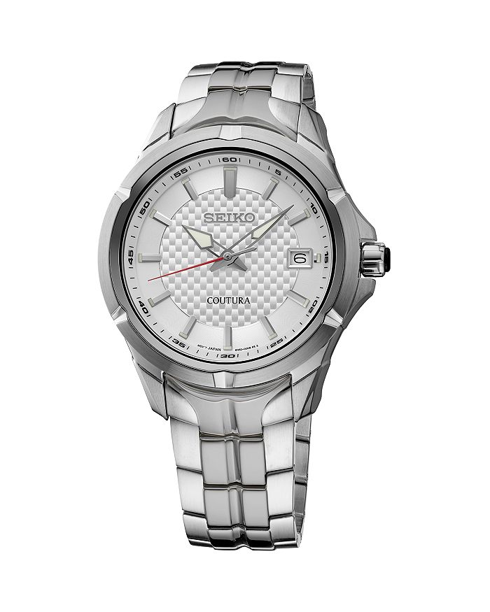 

Часы Coutura, 41 мм Seiko Watch, серебряный