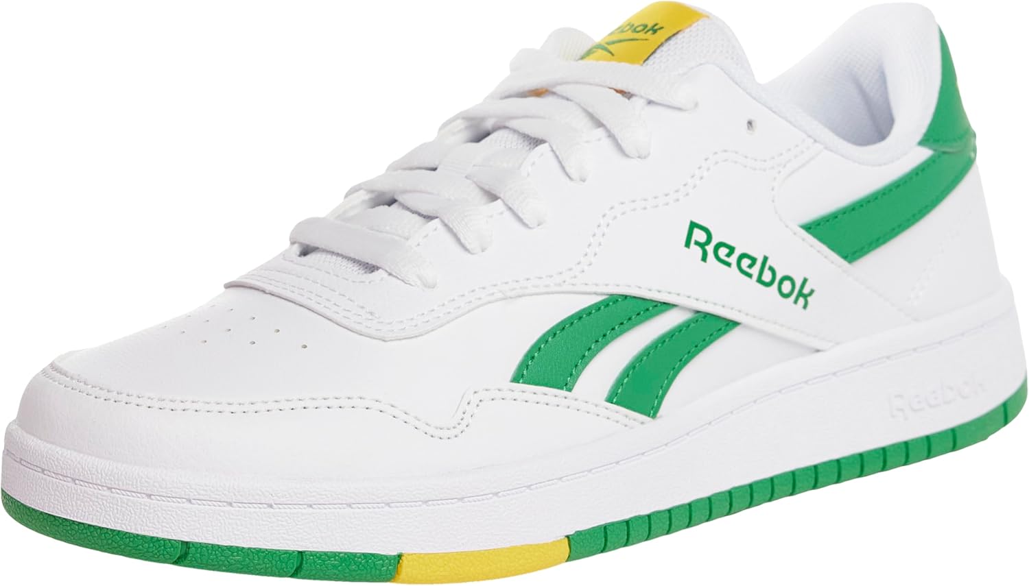 

Кроссовки Reebok Unisex-Adult Glide, белый/зеленый/золотой