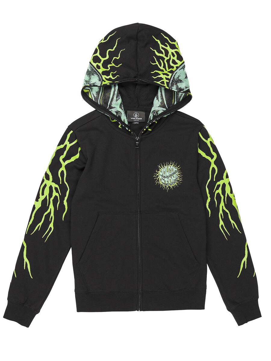 

Худи Volcom Zip-Up Hoodie Alien, черный