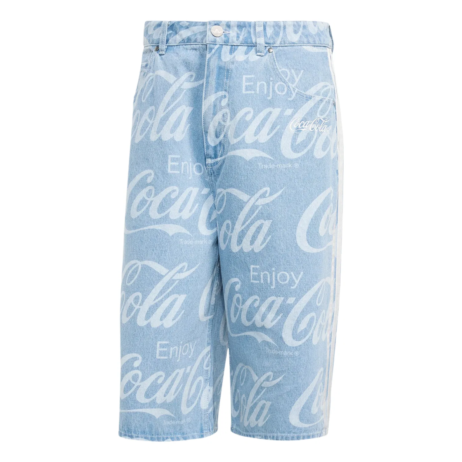 Джинсы деним голубой Adidas Originals X Coca Cola