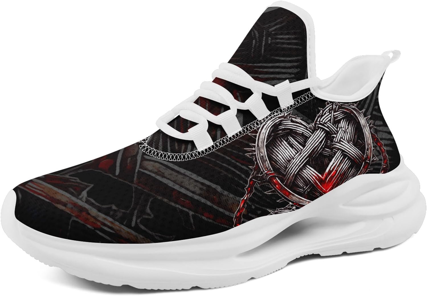 

Кроссовки AWSOLE для мужчин и женщин, фестивальные, с рисунком тыквы, легкие, стильные, спортивные, модные, для прогулок, подарок, белый/черный/красный/серый